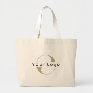 Bolsa Tote Grande Logotipo de empresa moderno, simples e pequeno