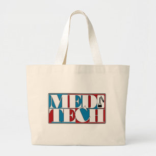 BOLSA TOTE GRANDE LOGOTIPO DO BLOCO LABORATÓRIO TECH MED