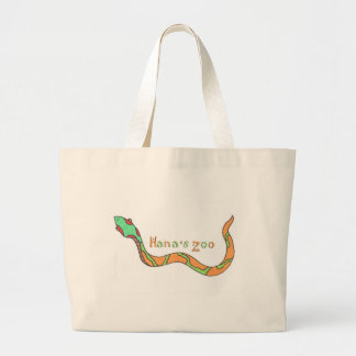 Bolsa Tote Grande Logotipo do jardim zoológico de Hana