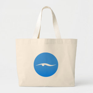 Bolsa Tote Grande Logotipo natação_in_Blue2Natação em T-shirt
