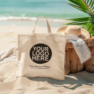 Bolsa Tote Grande Logotipo Personalizado Da Empresa Com Slogan Comer