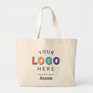 Bolsa Tote Grande Logotipo Personalizado da Empresa Make It Yours
