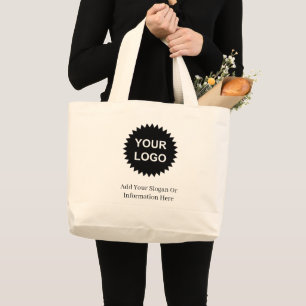 Bolsa Tote Grande Logotipo personalizado de Promocional para empresa