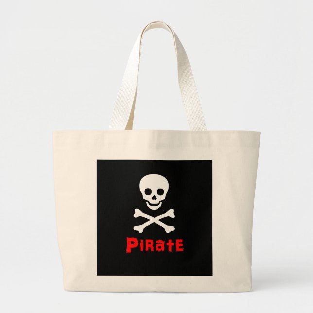 Bolsa Tote Grande Logótipo Pirate (Frente)