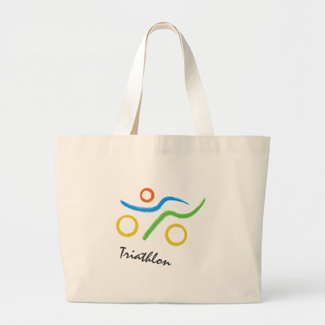 Bolsa Tote Grande Logotipo Triathlon (Frente)