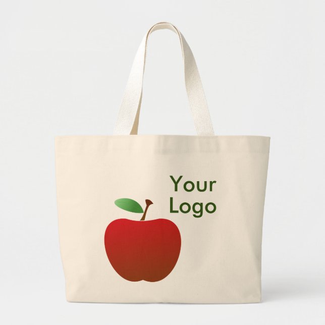 Bolsa Tote Grande #LogotipoPersonalizadoToteBag (Frente)