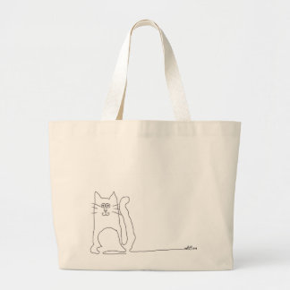 Bolsa Tote Grande lojas do gato do gato