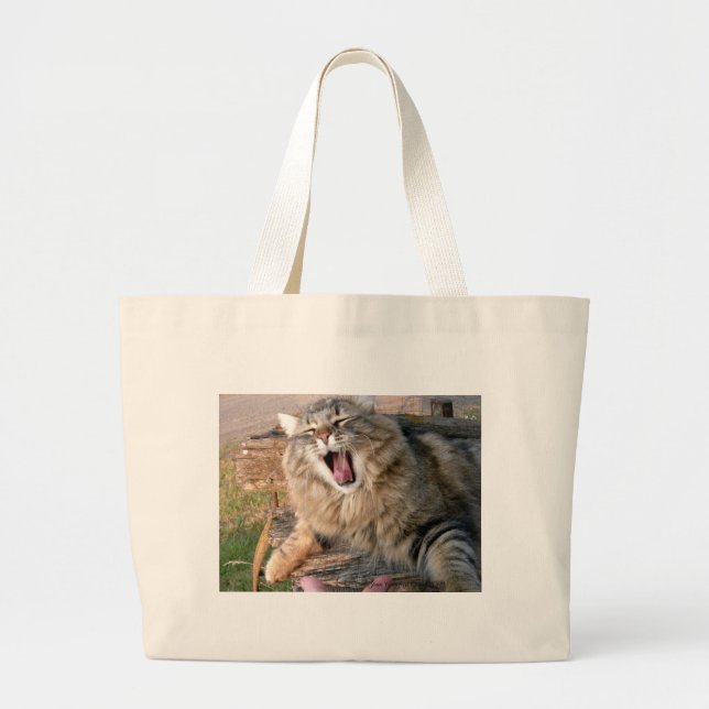Bolsa Tote Grande LOL Maine Coon (Frente)