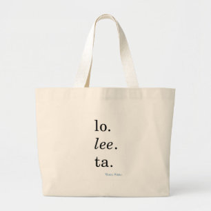 Bolsa Tote Grande Lolita - Vladimir Nabokov