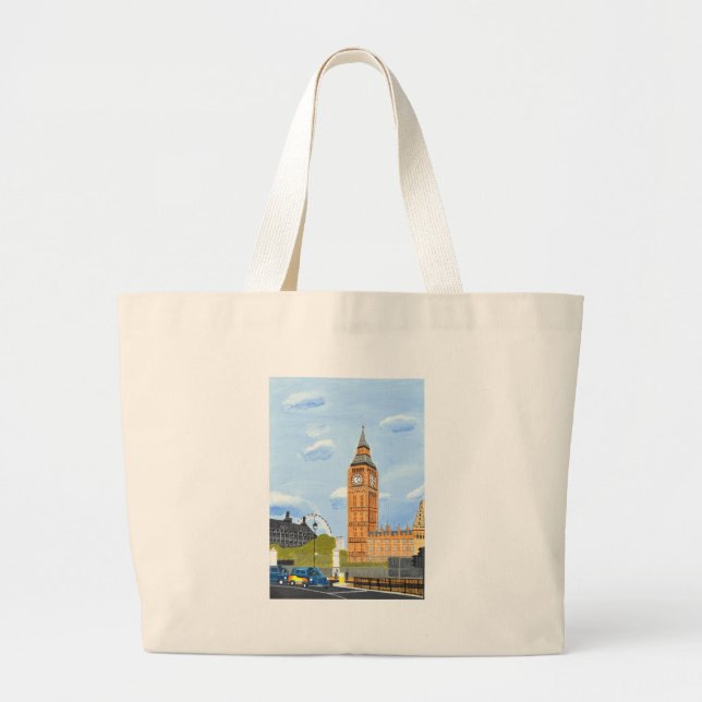 Bolsa Tote Grande London Big Ben (Frente)