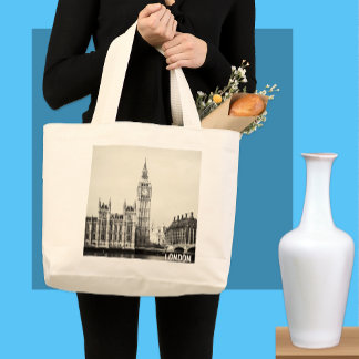 Bolsa Tote Grande London, Big Ben, Westminster Shopping