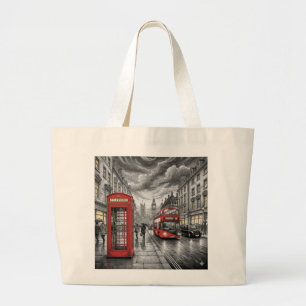 Bolsa Tote Grande Londres no inverno
