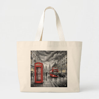 Bolsa Tote Grande Londres no inverno