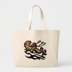 Bolsa Tote Grande Lontra marítima