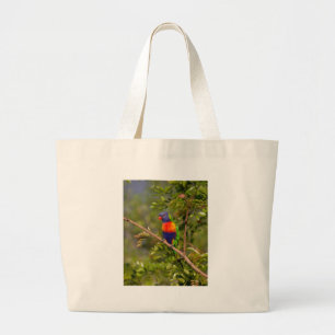 Bolsa Tote Grande Lorikee arco-íris