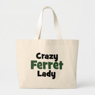 Bolsa Tote Grande Louca Senhora Ferret