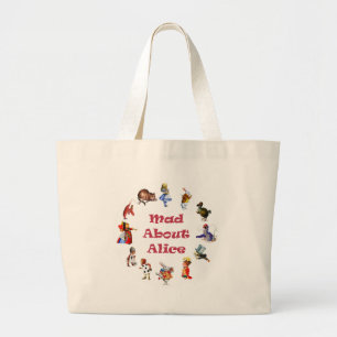 BOLSA TOTE GRANDE LOUCO SOBRE ALICE!