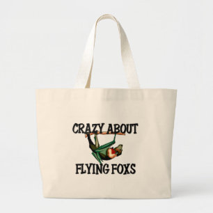 Bolsa Tote Grande Louco sobre o voo de Foxs