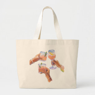 Bolsa Tote Grande Loucura Menina Senhoras Doce Saco de Comemoração