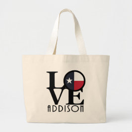 Bolsa Tote Grande LOVE Addison Texas