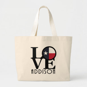 Bolsa Tote Grande LOVE Addison Texas