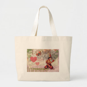Bolsa Tote Grande Love Hearetheart Namorados Cherub