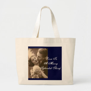 Bolsa Tote Grande "Love Is A Many Splendid Thing" Bag