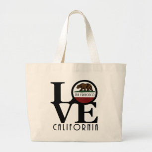 Bolsa Tote Grande LOVE San Francisco