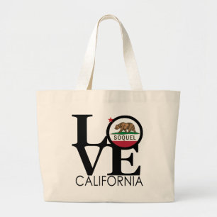 Bolsa Tote Grande LOVE SOquel CA