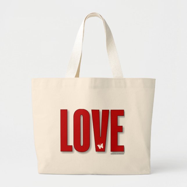 Bolsa Tote Grande Love Tote Bag (Frente)