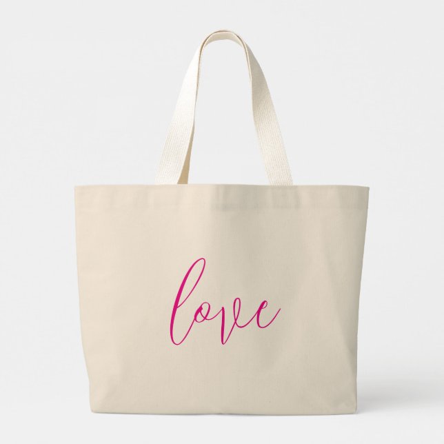 Bolsa Tote Grande Love Tote Bag (Verso)