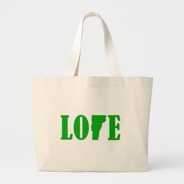 Bolsa Tote Grande Love Vermont Tote Bag (Frente)