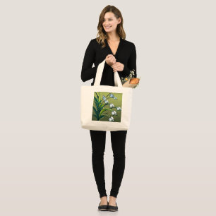 Bolsa Tote Grande Lovely Lily: Dança Delicada da Serenidade Springti