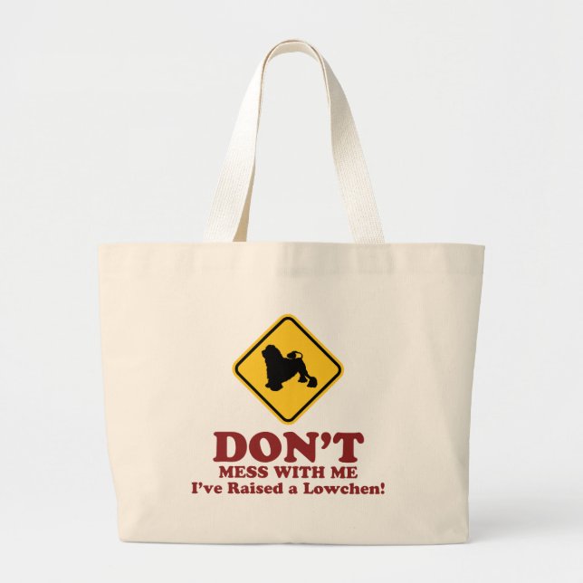 Bolsa Tote Grande Lowchen (Frente)
