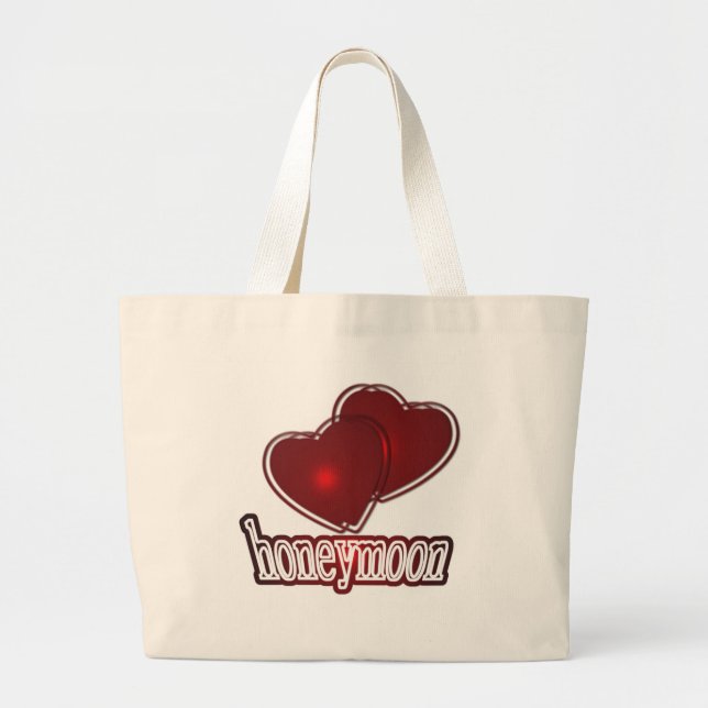 Bolsa Tote Grande Lua de mel (Frente)