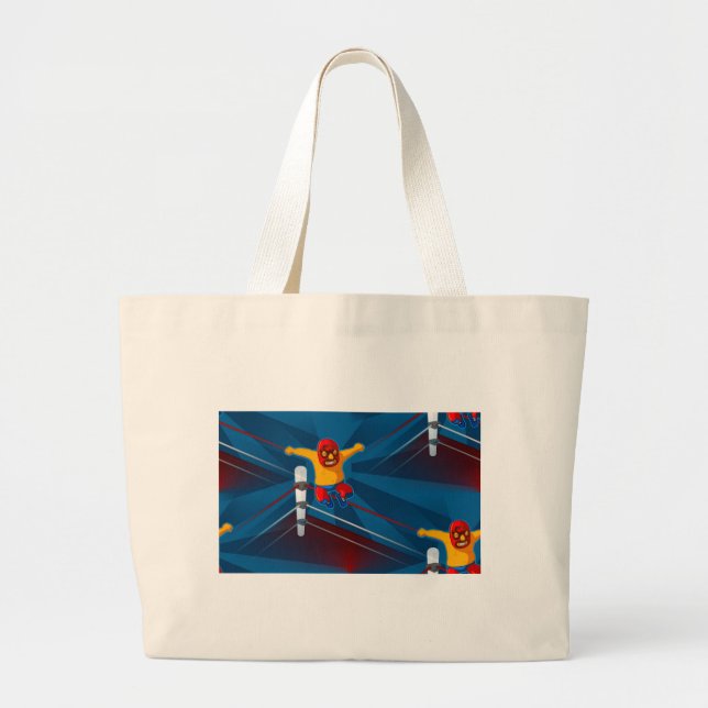 Bolsa Tote Grande luchador (Frente)