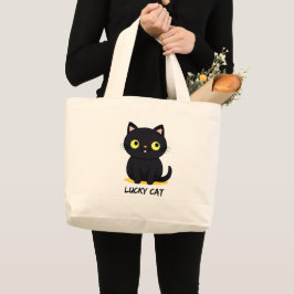 Bolsa Tote Grande Lucky Cat