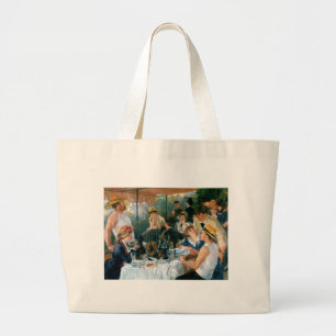 Bolsa Tote Grande Luncheon do Partido Barco de Renoir (1881)