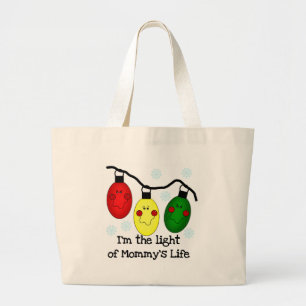 Bolsa Tote Grande Luz da vida das Mamães