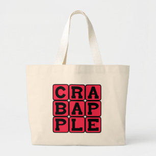 Bolsa Tote Grande Maçã silvestre, Fruta