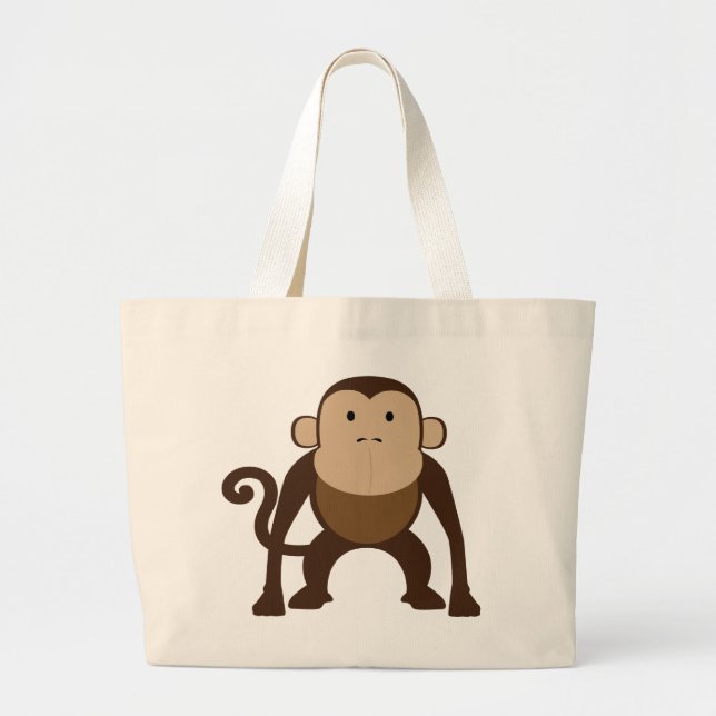 Bolsa Tote Grande Macaco (Frente)
