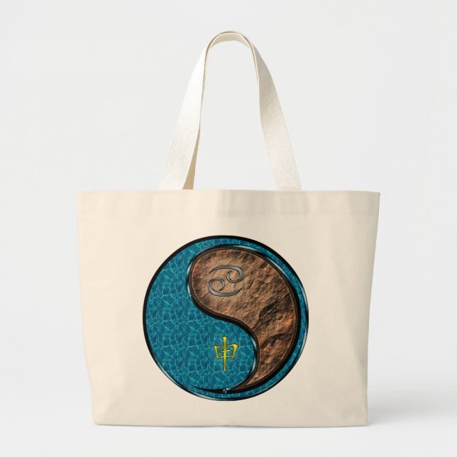 Bolsa Tote Grande Macaco cancer e Terra (Frente)