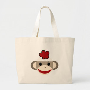 Bolsa Tote Grande macaco da peúga