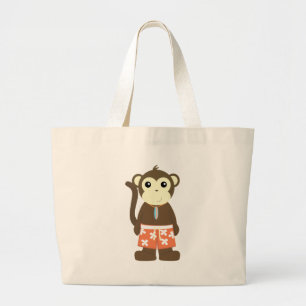 Bolsa Tote Grande Macaco do surf