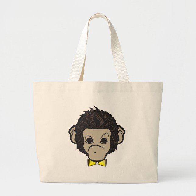 Bolsa Tote Grande macaco identica (Frente)