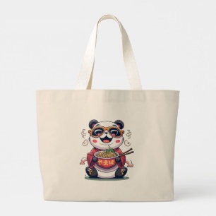 Bolsa Tote Grande Macarrão Panda