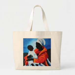 Bolsa Tote Grande Madonna e criança - primeiras palavras 2008