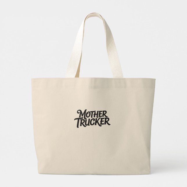Bolsa Tote Grande Mãe Caminhoneira (Verso)
