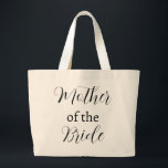 Bolsa Tote Grande Mãe da Noiva<br><div class="desc">Esta bolsa de tote de vintage fofa é a melhor ideia de presente para a mãe da noiva nos casamentos. Esta bolsa de tote é perfeita para a tua mãe no teu grande dia de vida. É perfeito para ela manter tudo o casamento em um único lugar.</div>