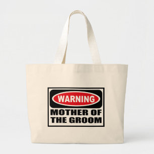 Bolsa Tote Grande MÃE de advertência do saco do NOIVO